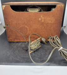 VTG-RCA Victor Wood Radio Model Tube AM/Shortwave/Police Band Radio Does Work