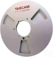 A pair Silvery TASCAM 10.5” 1/4Aluminum Reel to Reel Tape Reel RE-1400
