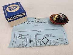 Vintage Halldorson TR-88 Transistor Power Transformer 4.5VDC 390-195VDC 12W