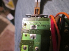 Sanyo on off power switch button