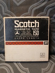 Vintage Scotch Magnetic Tape 150 1/4″ X 1800′ Used Pre Recorded Music