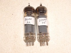 2 x G.E. 6BQ5/EL84 *Triplett 3444 Lab* Tested*Matched*#25
