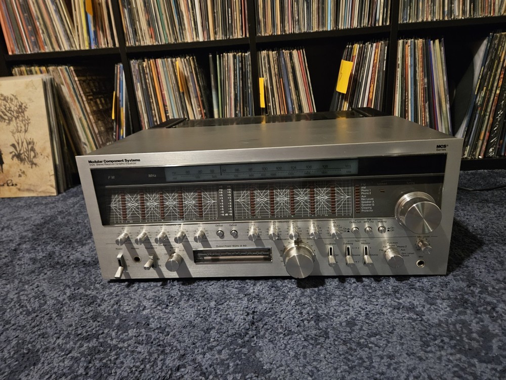 MODULAR COMPONENT SYSTEMS MCS 3125 STEREO RECEIVER/EQUALIZER – 125WPC