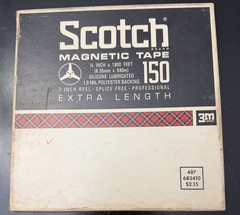 Scotch 150 Magnetic Tape 1/4″ Reel-to-Reel Vintage Used