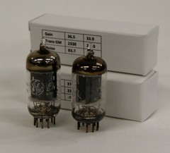GE 5965 / 12AT7 MATCHED PAIR TUBES/1960’s, MaxiPreamp II Tested, SM1376