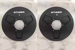 One Pair Black Aluminum STUDER 10.5” tape reel for A80 A810 A820 tape recorder