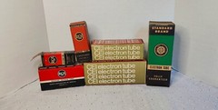 Vintage Mixed Radio Stereo Tubes Lot
