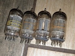 Lot of 4 VINTAGE Beckman 5963 Vacuum Tubes UNTESTED ESTATE FIND! FREE SHIPPING!