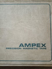 Ampex Grand Master 456 Metal Reel With Tape In Hard Box – 2″ Lot Of 3