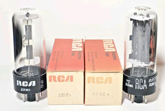Matched Pair RCA 22DE4 Vacuum Tubes Tested NOS ON TV – 7 For Cayin HA-3A