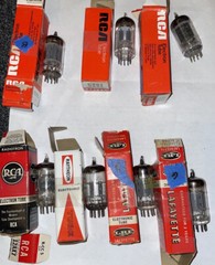 12AT7 7025 6HL8 Vacuum Tube- Raytheon RCA Lafayette tested good 12AX7A electron