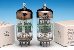 2 MATCHED NOS 6922 (Low Noise 6DJ8) ECC88 TUBES PHILIPS FOR PREAMP MIC w/Bonus