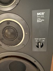MCS Modular Component Systems 3-Way Reflex Speaker Pair #683-8229 GUC Nice🔥