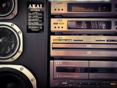 AKAI HIFI TOWER 🌈RaRe🌈 Stereo Component System