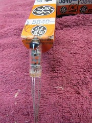 (5) pcs NOS Vintage GE 5-STAR 5840 Sub-Miniature Petode Tubes