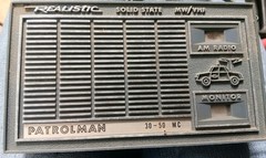 Realistic Patrolman Vintage Radio Shack 30-50 MC. Tested. Era 1960’s