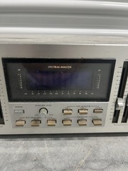 Sansui SE-8 Stereo Graphic Equalizer Blue-Light Spectrum Analyzer FOR PARTS READ