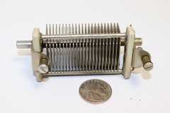 SET OF 3 – DRAKE TR‑4C – AIR‑VARIABLE CAPACITORS — ORIGINAL TRW & JOHNSON PARTS