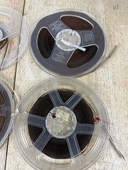 Lot of 11 Vintage Loose Reel to Reel Tapes Irish Scotch Plastic Uptake Reels