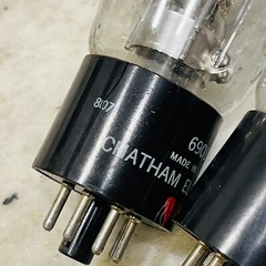 Chatham Electronics CAHG 6901 Vintage Vacuum Tube Matched Pair 807