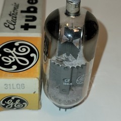 VINTAGE NOS GE 31LQ6 VACUUM TUBE IN ORIGINAL PACKAGING
