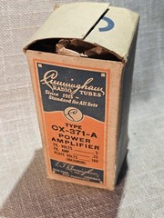 Cunningham CX-371-A EMPTY box + original paperwork + insert