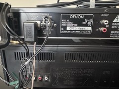 Denon DRW-750 Dual Cassette Deck + TU-460 Tuner Tested w/ 6 TDK Tapes