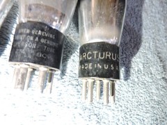 9 RCA Arcturus Westinghouse Slyvania etc Vacuum Tubes 7Y4 76 53 41