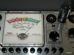 Vintage USA Hytron 6v6GT Vacuum Tube Grey Glass, Tests EXCELLENT 3600 mho, 130%