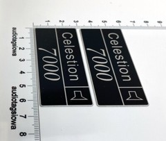 Celestion 7000 Speaker Grill Badge Logo Emblem Aluminum Pair