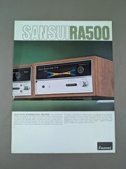 Sansui RA500 Solid State Reverberation Amplifier Brochure D-2134