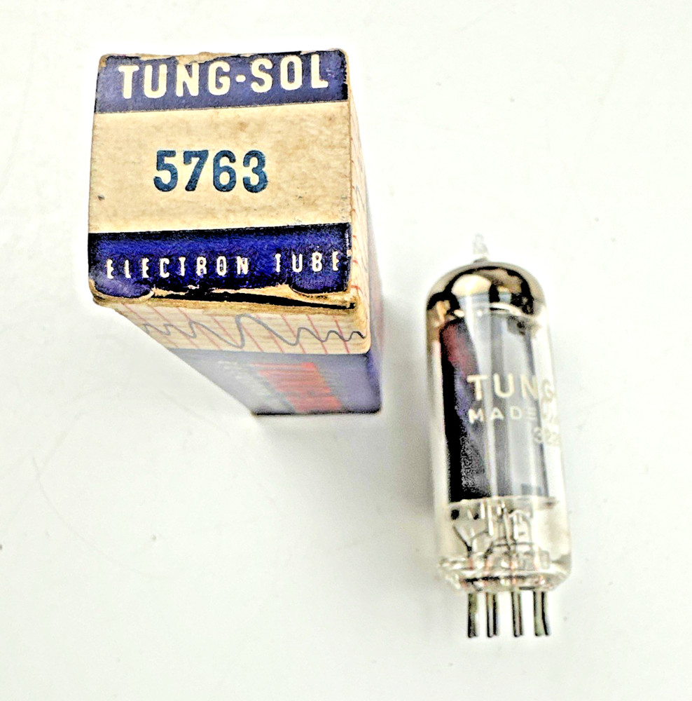 NOS Tung-Sol 5763 Vacuum Tube USA Electron Tube In Original Box UnTested