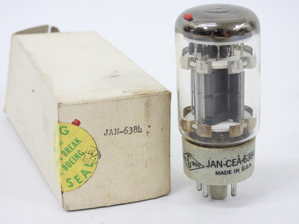Bendix JAN CEA 6384 Vintage 1960 NOS Select Audio Tube (very nice)