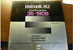 1 Maxell XLI 35-180B (recorded with 5 albums Dire Straits) 10.5″ NAB metal reel