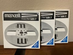 (1) Maxell Empty Reel MR-7, Metal, 7 Inch, new only one.