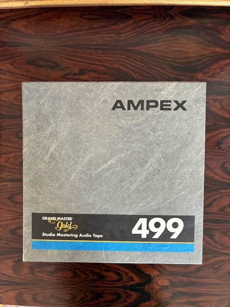 Ampex 499 Grand Master Studio Audio Tape 1/4 10.5 Inch Metal Reel Tape