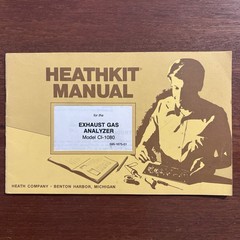 Heathkit Manual CI-1080 Exhaust Gas Analyzer Vintage 1974 Heath Company Auto
