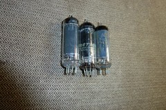 3 – 6CU5 Glass Guitar Amplifier Vacuum Tubes Item #259