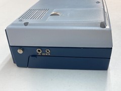 Attrait Blue Solid State Reel Dictation Machine w Mic FOR REPAIR CLEAN PARTS