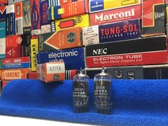 2x VintageBoxed 6211A ClearTop GE USA /Special 5Star Edition /ECC802 Altv /12AU7