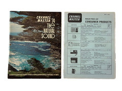Channel Master ’74 The Natural Sound Catalog/Booklet 65 Pages Color Photographs