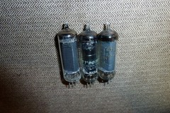 3 – 6CU5 Glass Guitar Amplifier Vacuum Tubes Item #259