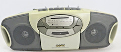 Vntg Gran Prix GPX AM/FM Radio Stereo Cassette Player Recorder C843SD Boom Box