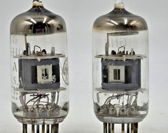 6GH8A MATCHING 2 Tubes GE New (New Old Stock) Test New 1 Year Warranty 6U8 6EA8