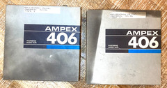Vtg Ampex 406 Reel to Reel Tapes “Billboard Music Awards 12/16” Set of 2