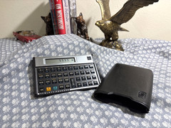 Hewlett-Packard HP-16C Computer Programmer’s Calculator+Pouch+New Batteries A++