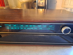 Vintage Wood Grain Magnavox 1R1717 Rose Solid State AM/FM Stereo Receiver