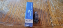 RCA NOS 7025 12AX7 ECC83 Long Gray Plates Side D Getter Vacuum Tube Tested