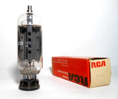 42KN6 NOS NIB RCA USA Tube Side Getters Pentode Test 100% Output by GE