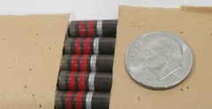 1.2K OHM 1200 1 WATT QTY-2 ALLEN BRADLEY 10% TUBE AMP CARBON RESISTORS